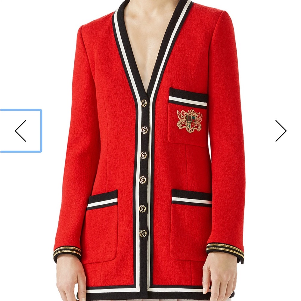 Gucci Wool Sable Long Jacket NWT dust bag hanger